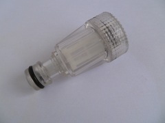 Car washing machine, washing machine accessories, filter, external water inlet nut assembly, universal quick nipple connector