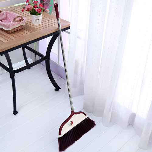 Factory direct supply Xinyue broom wholesale plastic cleaning utensils stainless steel long handle broom drop shipping