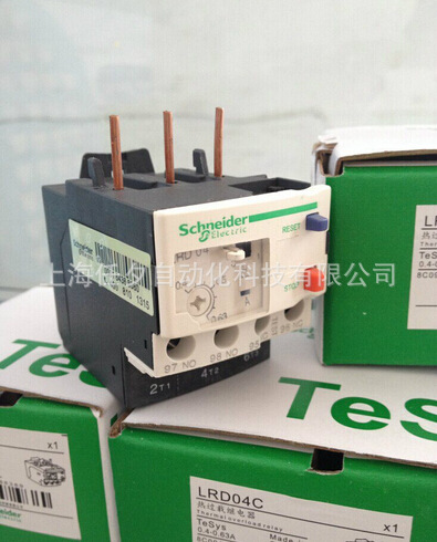 施耐德热过载继电器LRD04C整定电流0.4-0.63A