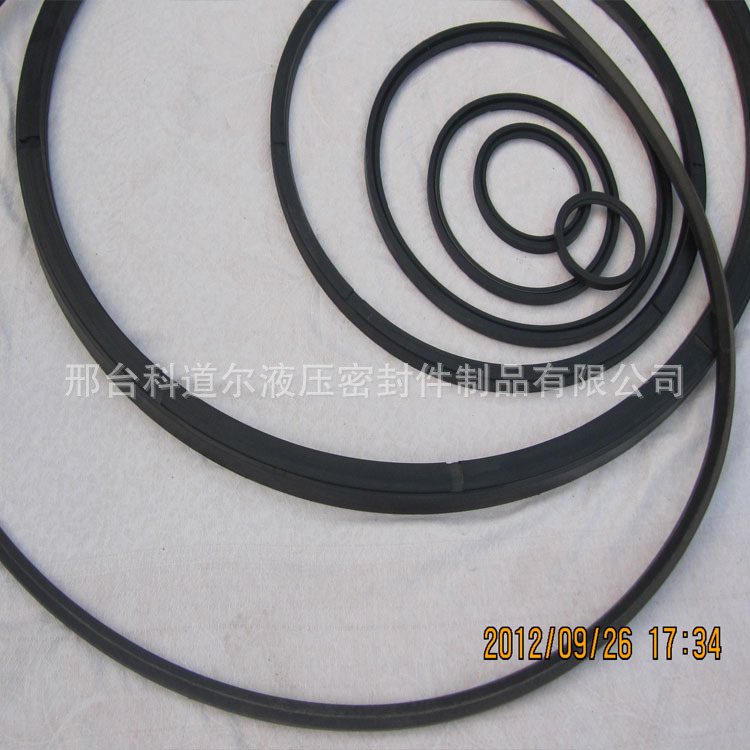 大型耐高温NBR密封件 轧机专用 J型夹布密封圈 耐磨损