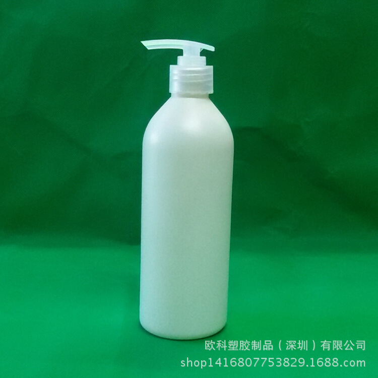 厂家直销500ML圆肩瓶 PP塑料瓶 乳液瓶 化妆品包装瓶 可加工订做