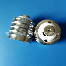 供应E39上釉标准牙铜镀镍陶瓷灯头