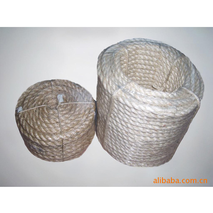 厂家供应生产和厂家供应含油剑麻绳和漂白剑麻绳