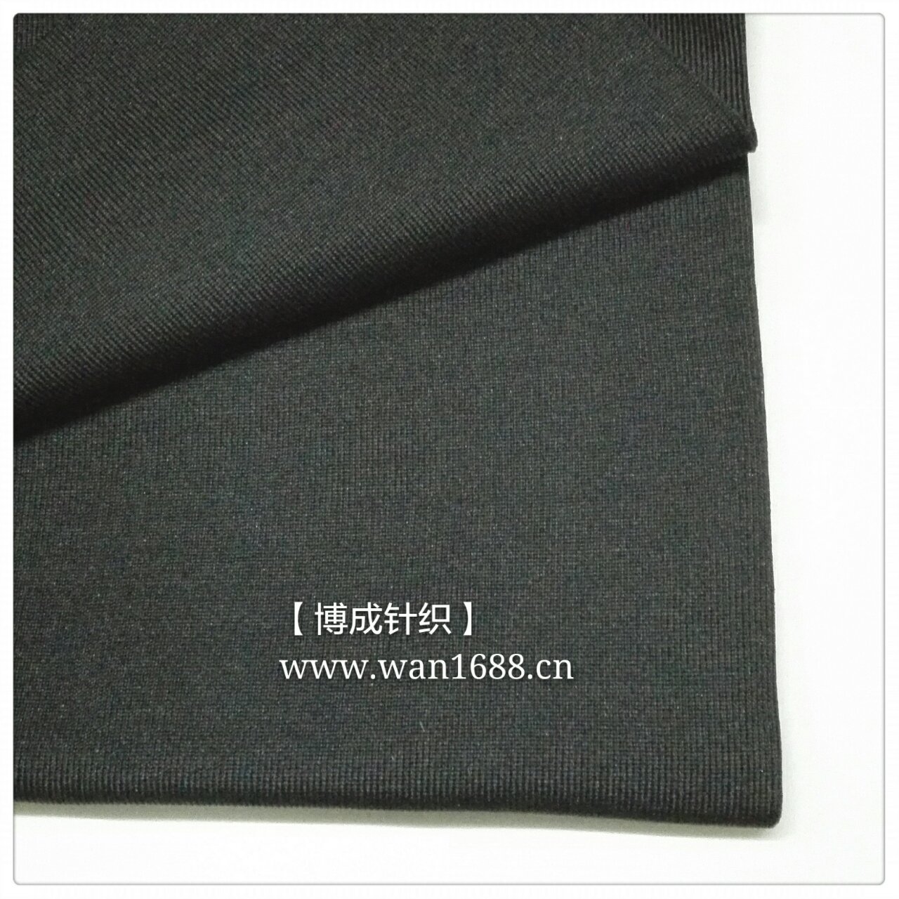 低价处理库存螺纹2x2 1x1 黑色罗纹布 32支21支 棉 涤 罗纹面料|ms