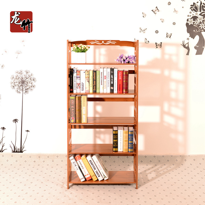 Supply Wholesale High-quality Nan Bamboo Comfortable Touch Smooth Surface Bamboo Products 5-layer Antique Bookshelf Supply Wholesale High-quality Nan Bamboo Comfortable Touch Smooth Surface Bamboo Products 5-layer Antique Bookshelf
