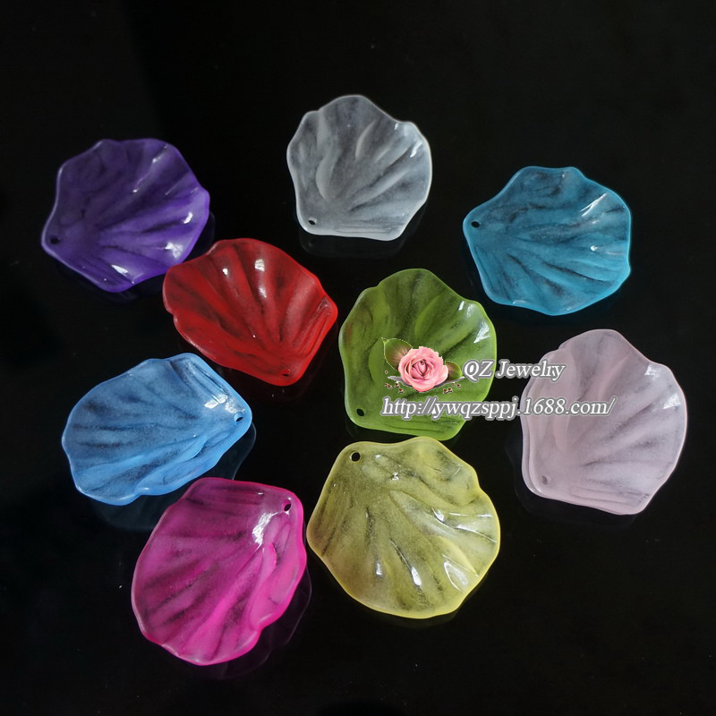 塑料磨砂荷花叶子 亚克力LED灯花盆景 婚庆会所酒店装饰夜灯摆件详情图6