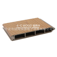 厂家提供户外木塑墙板 3代共挤技术高分子合成阻燃建材方管可定购