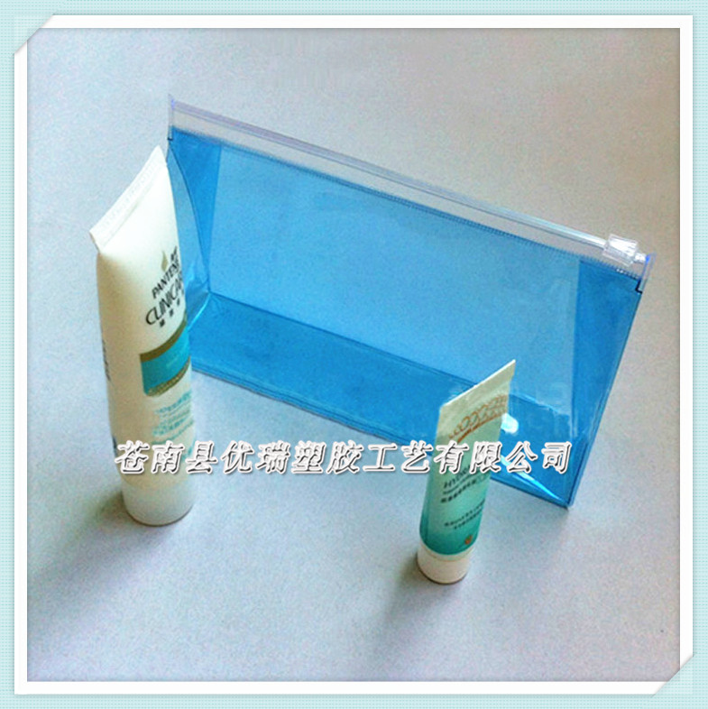 实力厂家供应PVC洗漱袋定做 PVC拉链袋 透明pvc化妆品包装袋