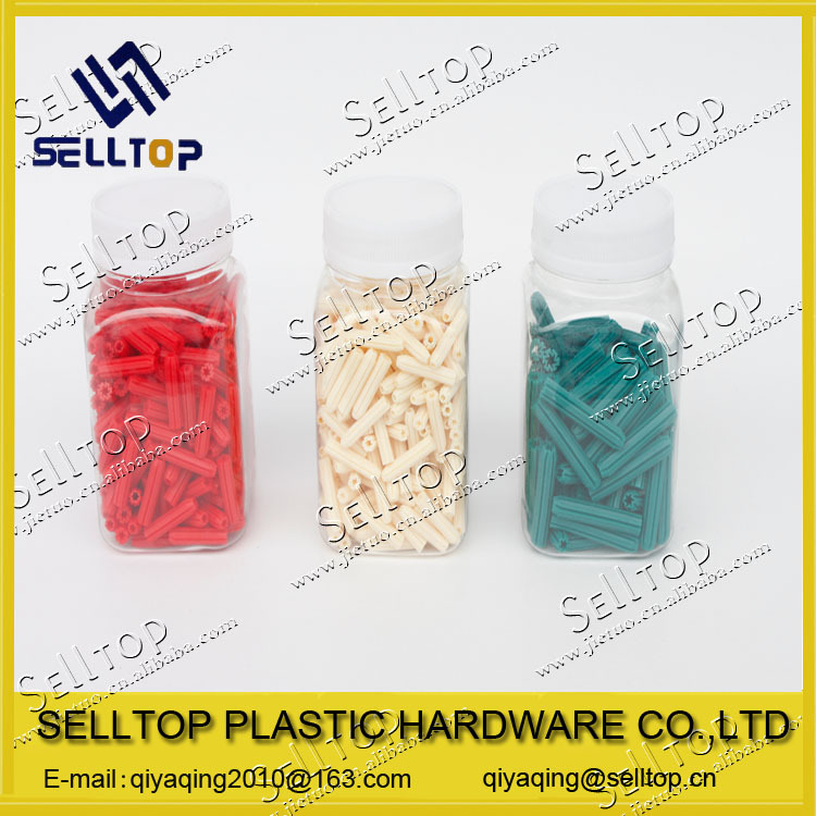 专业生产塑料膨胀管 倒角壁虎 塑料塞子 PE膨胀管