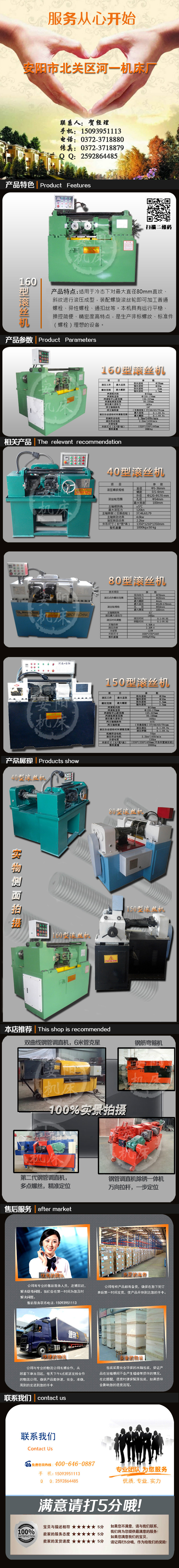 160型滾絲機詳情