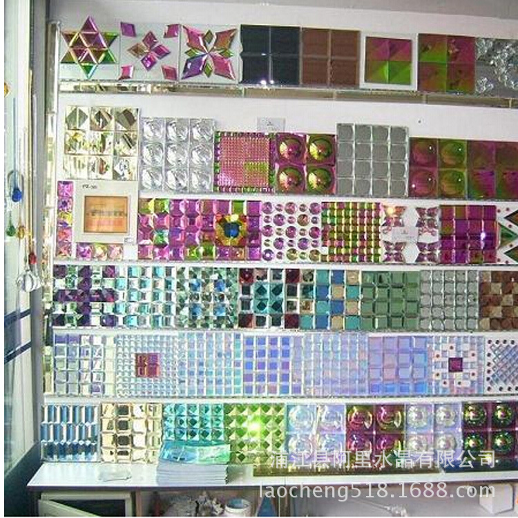 Manufactor Direct selling crystal Marseille Glass mosaic Upscale hotel decorate Decorating Patch