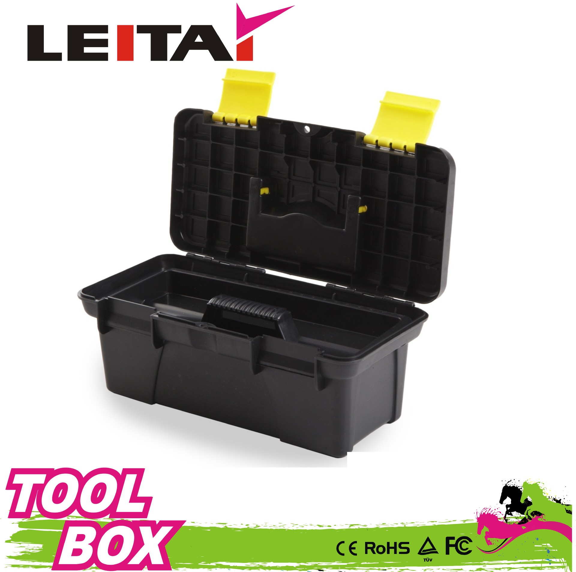 供应SL-G514D双层 14寸塑料工具箱