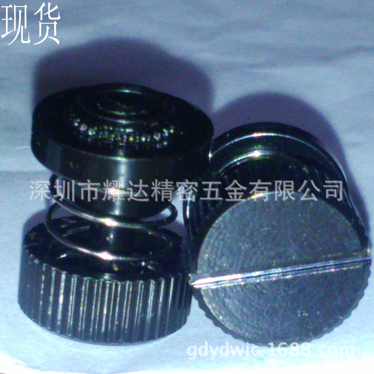 厂家供应松不脱螺丝PF32-M4-30组合弹簧螺钉电泳黑锌钣厚1/1.5钉