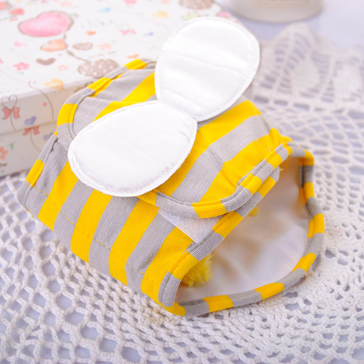 新款小蜜蜂变装生理裤 礼貌带 纯棉公狗生理期内裤 贵宾泰迪比熊