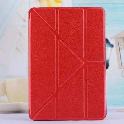 Применимый Apple iPadmini2 кожаный чехол мини3 защитный набор из шелкового узора мини1 кожаный чехол деформация ультратонкий кронштейн