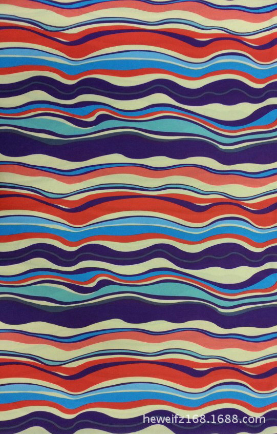 转移印花厂F8538 供应花型加工印花可印雪纺 涤棉 针织等服装面料