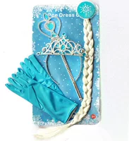 Детская wig, аксессуар для волос, ободок, набор, косплей, “Frozen”