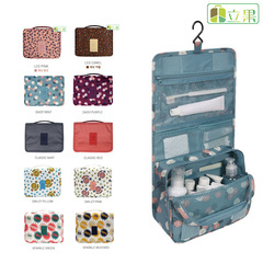 New Liguo travel hanging hook toiletry bag large capacity cosmetic bag multifunctional storage bag toiletry bag