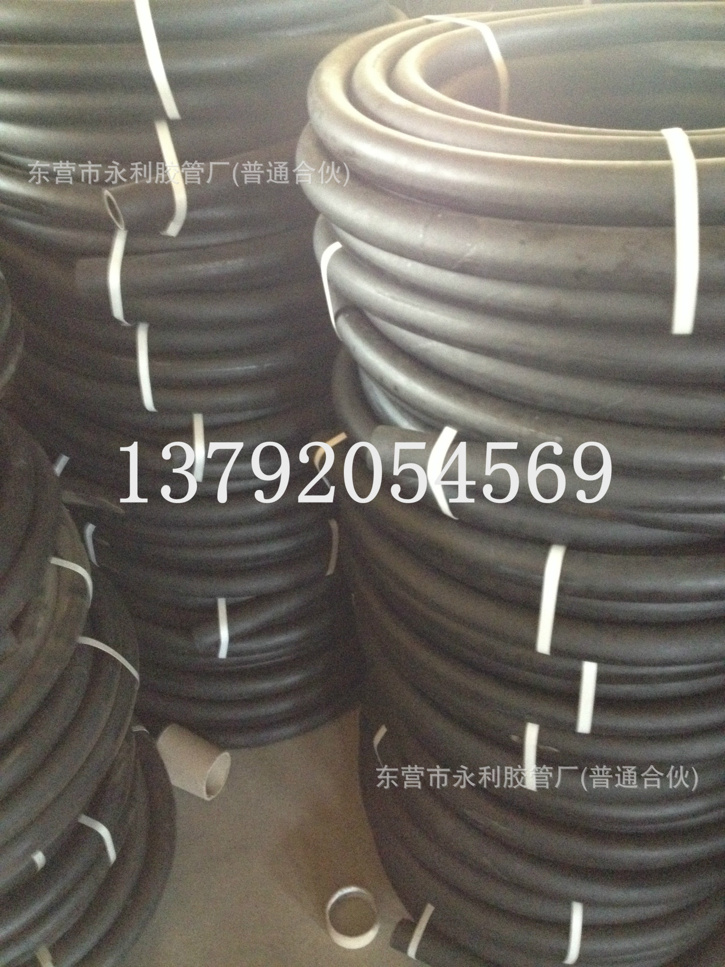 13 16 19 25 32 38mm光面夹布输水橡胶管黑色夹布橡胶管