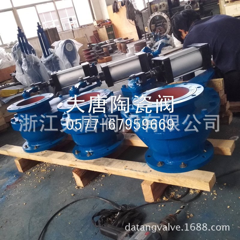 TD/大唐阀门  仓泵气动摆动式陶瓷进料阀 BZ643TC-10C  厂家直销