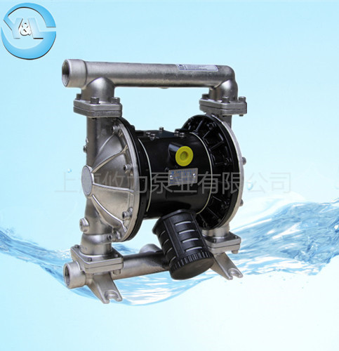 供应QBK-25不锈钢气动隔膜泵 耐腐蚀 流量大 压力高 气动注浆泵