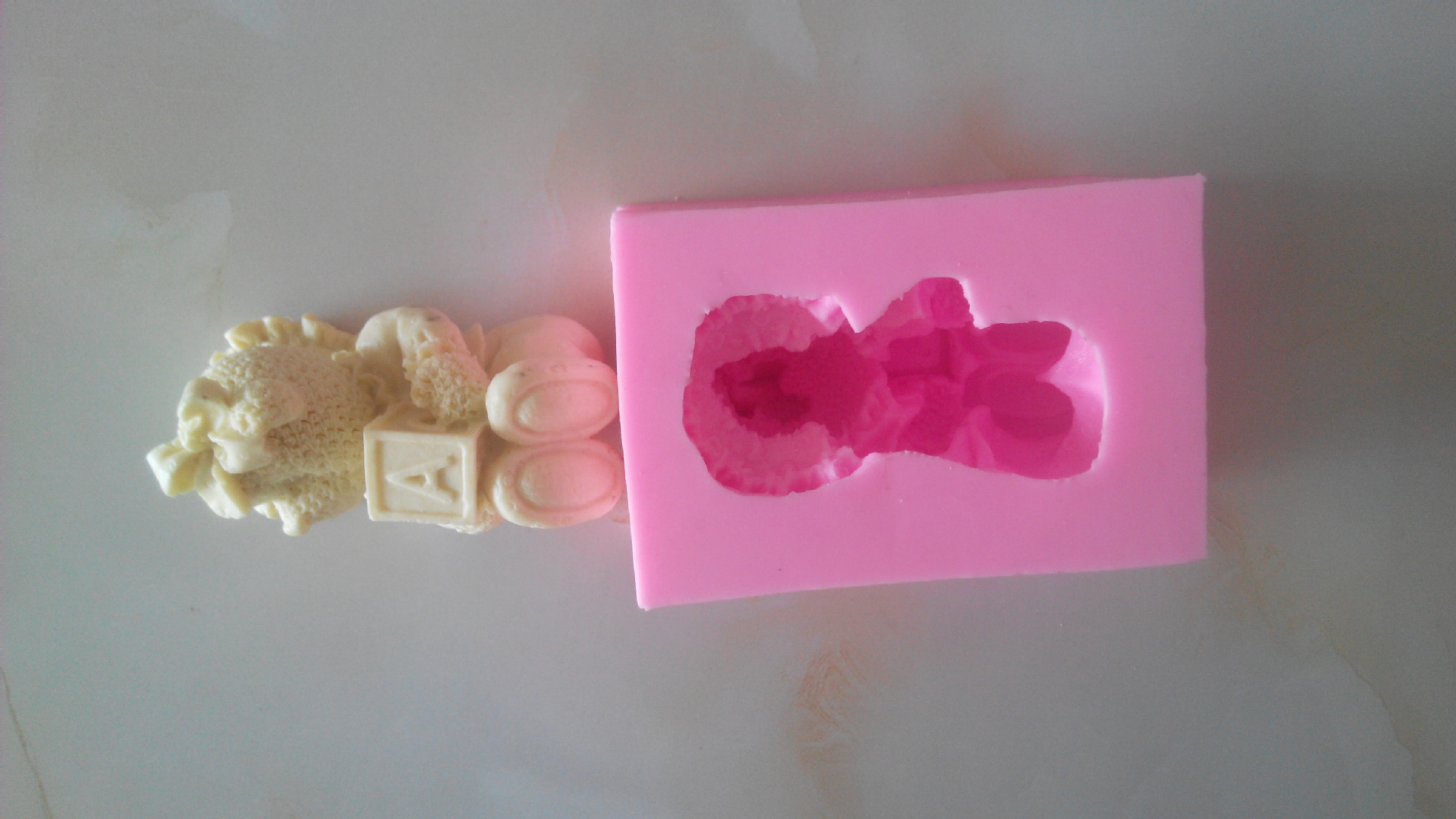 Princesa oso fondant cake molde de chocolate molde para hornear herramienta fondant cake molde