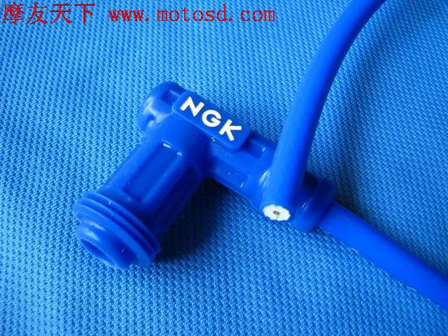 NGK摩托车改装点火线动力线缸线各种颜色接头
