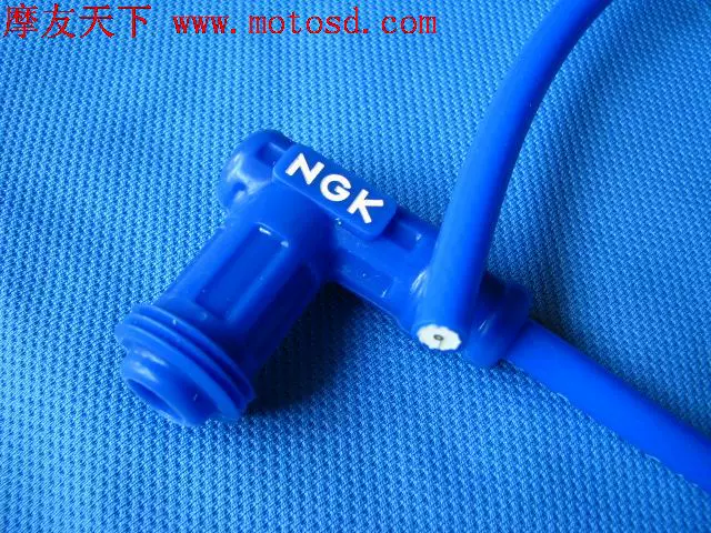 NGK摩托车改装点火线动力线缸线各种颜色接头