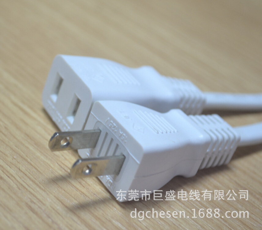 PSE日规两插 日本电源线 日式插头 耐高温  插头电源线