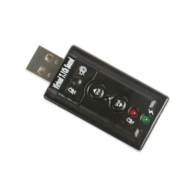USB звуковая карта 7.1 внешняя звуковая карта компьютер ноутбук драйверов не требуется WIN7 высокого качества
