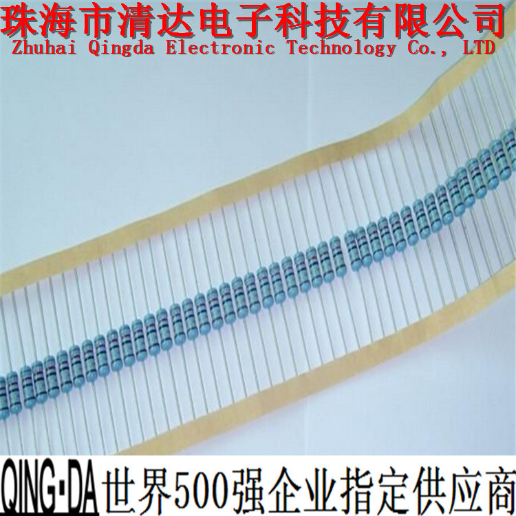 厂家直销 东莞碳膜金属膜电阻 金属膜电阻MF2W+-1%10欧 33R