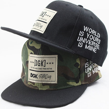 外贸韩国版贴布字母棒球帽 成人帽子迷彩户外嘻哈帽男女士街舞帽