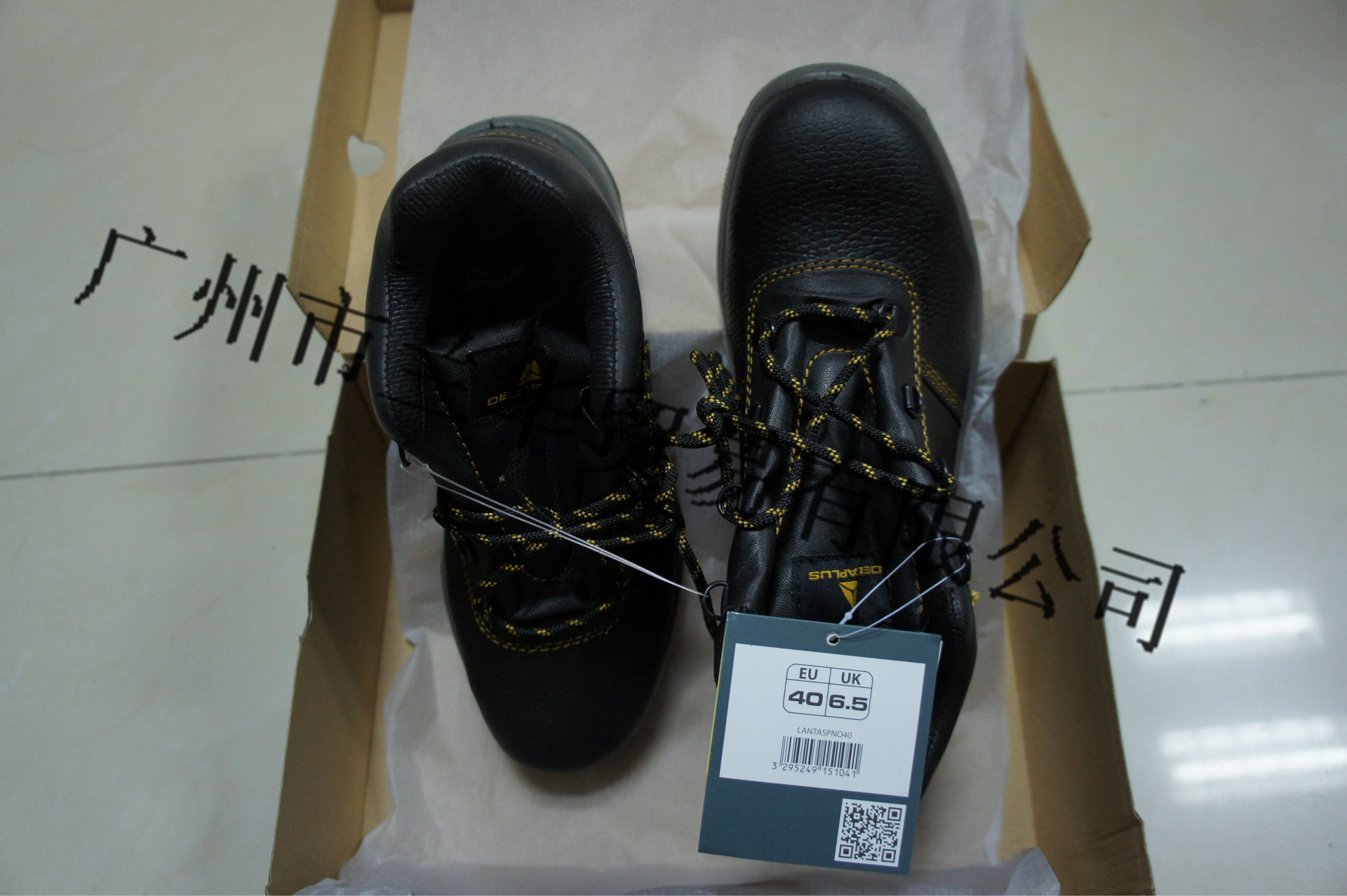 代尔塔 LANTANA S1P HRO HI 301904 黑色印度水牛皮安全鞋耐高温