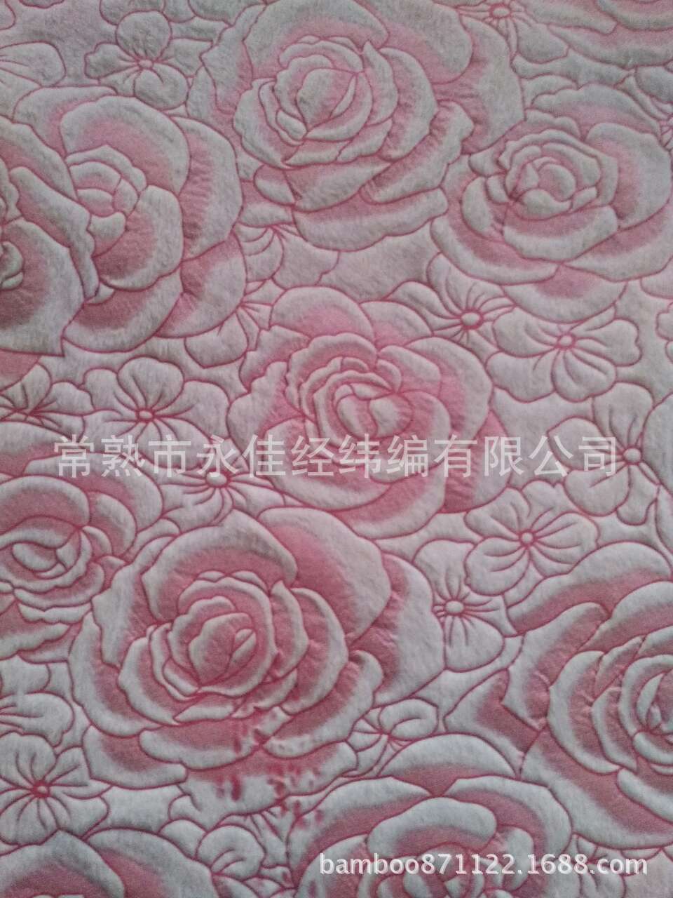 厂家直销仿超柔 超柔短毛绒压胶     大花家纺系列