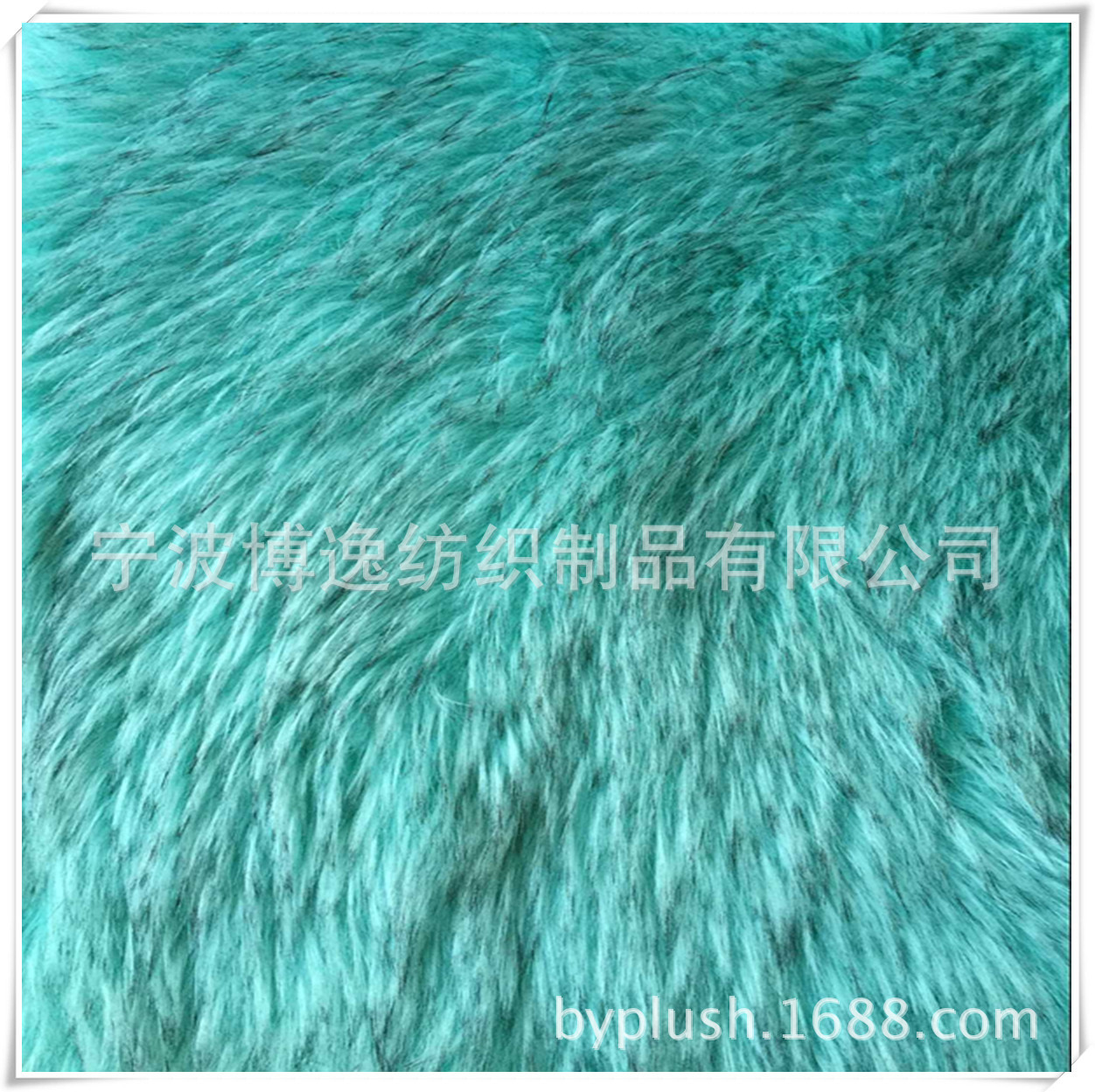 供应高档人造毛皮面料人造毛绒提花毛大毛皮面料