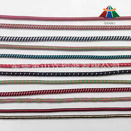 涤纶弹力绳3MM松紧绳 高弹力橡筋绳 bungee cord