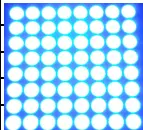 LED点阵 点阵 点阵模块 蓝光 XR-D1588AB