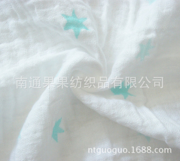 Cotton gauze children's double-layer handkerchief for breastfeeding