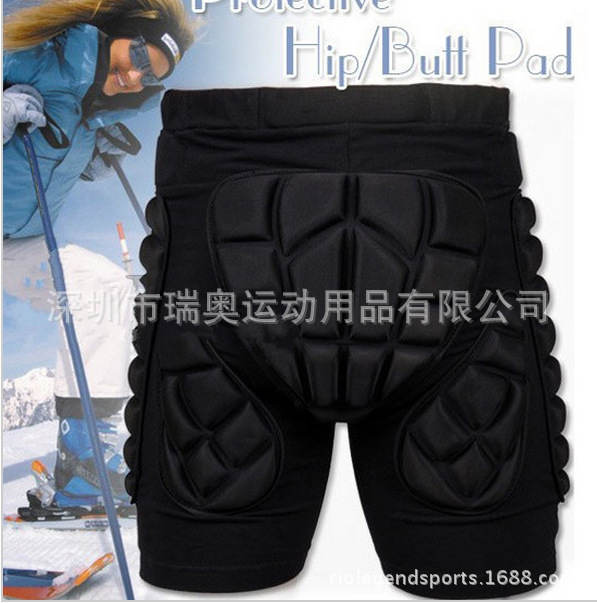 Pantalones anti-Caída de patinaje sobre ruedas engrosados pantalones anti-caída de patinaje para adultos pantalones de protección de cadera de patinaje artístico pantalones de protección de cadera de hockey sobre hielo de patinaje sobre ruedas