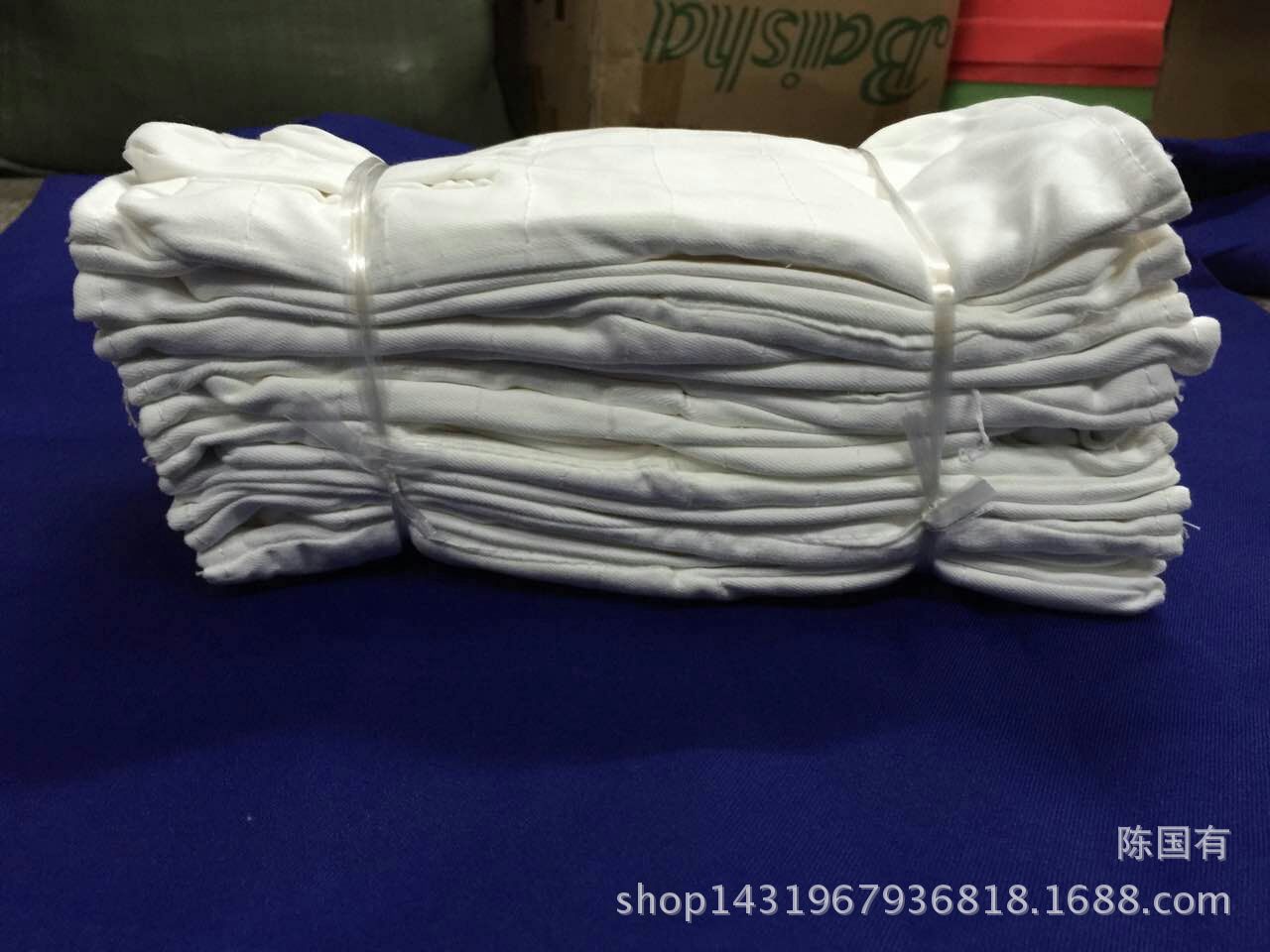 双层全帆布手套劳保用品手套批发耐磨加厚24道线工业防护电焊手套