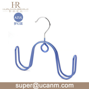 Quality Clothes Hanger Wholesale Dip Plastic Clothes Hanger Household Wet and Dry Dip Plastic Anti-Slip Clothes Hanger Foreign Trade Selling Volume