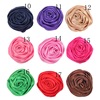 High-end hair band contains rose lapel pin, hair accessory handmade, clothing, polyester, 20 colors