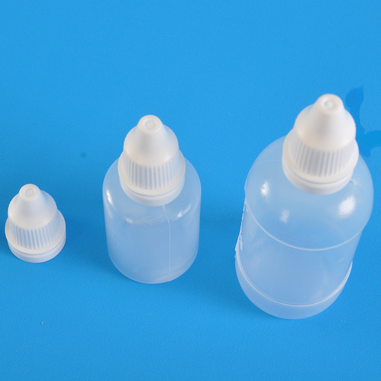 批发销售 水滴剂瓶30ml圆形塑料包装瓶润滑油剂 透明瓶