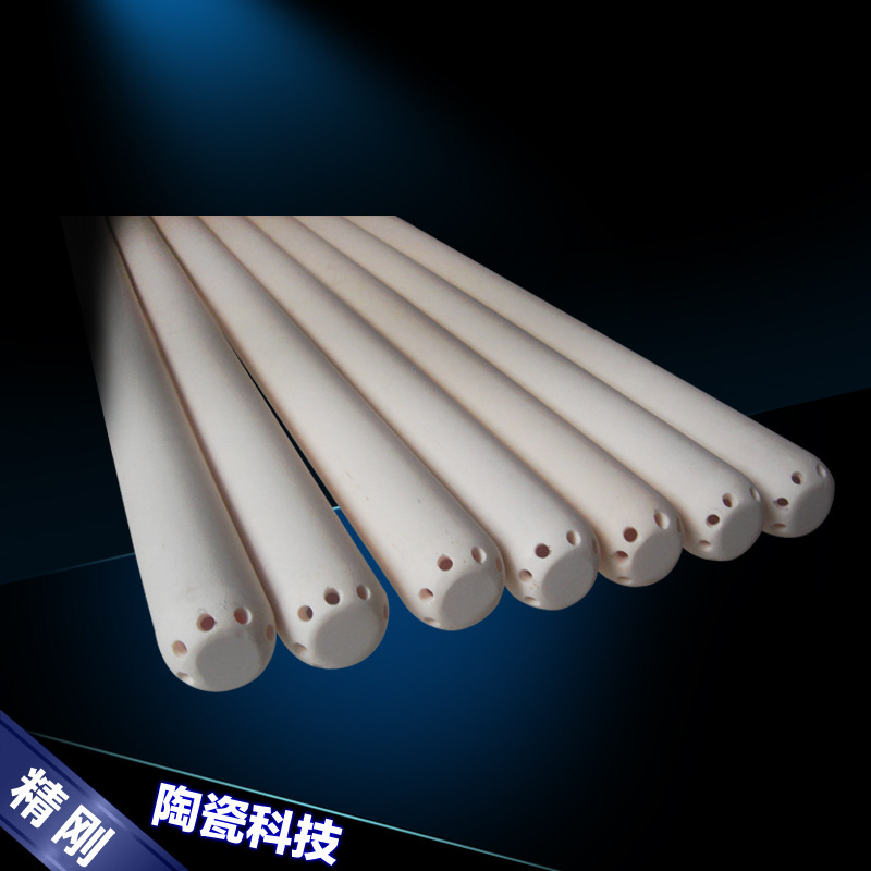 厂家供应 螺纹绝缘陶瓷管 工业精细微孔陶瓷管  耐腐蚀陶瓷管
