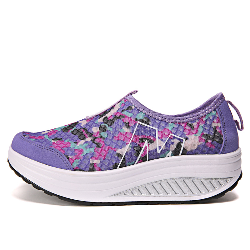 2015 Manufactor Direct selling new pattern camouflage Shake shoes Women's Shoes outdoors leisure time Mesh cloth Women's Shoes Thin shoes