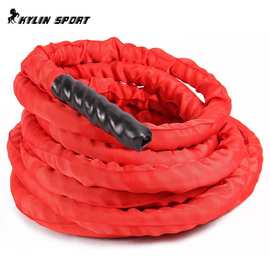 UFC健身肌肉甩绳阻力拉力绳体能训练绳攀爬绳MMA格斗绳保护套粗绳