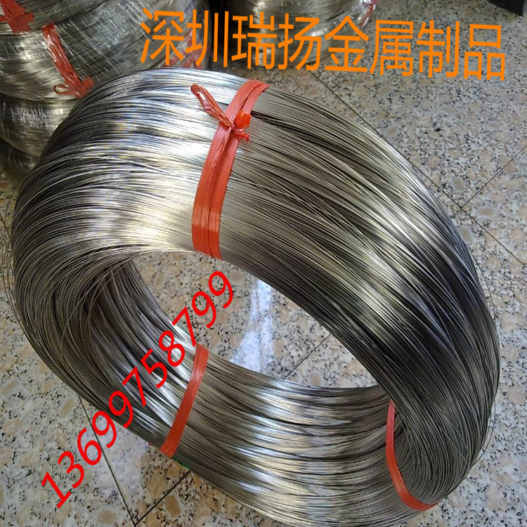 供应316光亮面不锈钢弹簧线 316l不锈钢弹簧线 耐腐蚀不锈钢线材