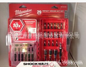 批发零售美国MILWAUKEE米沃奇29支装螺丝批头套装 48-32-4401