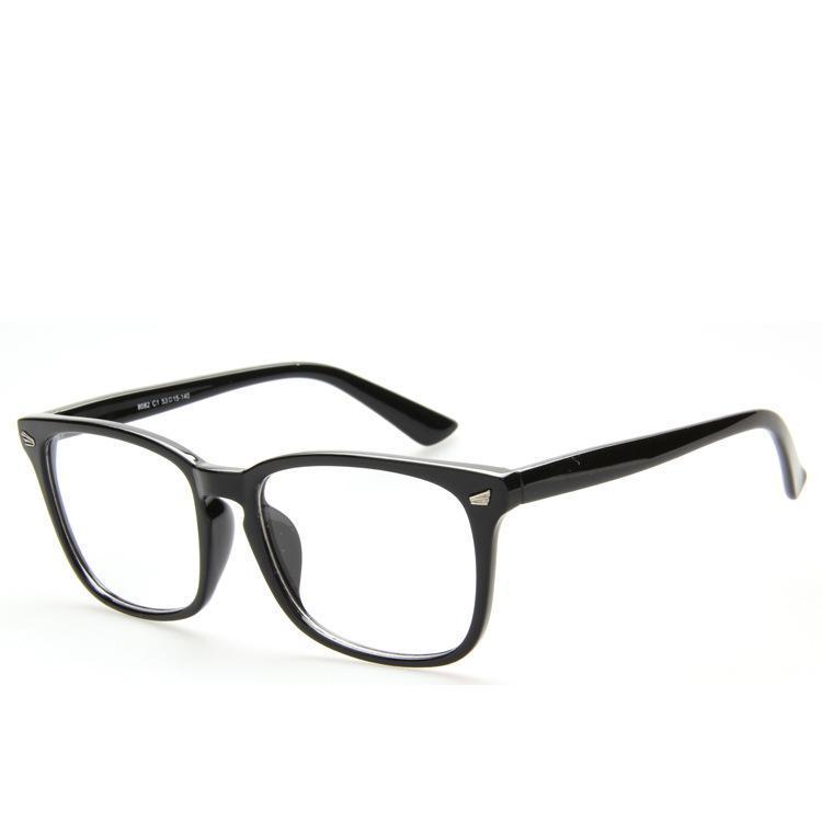 厂家新款韩国大框平光镜复古f放蓝光眼镜架男女同款眼镜批发8082