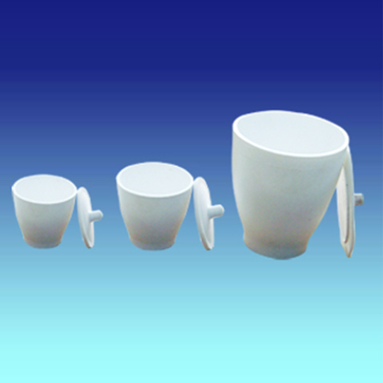 聚四氟乙烯坩埚耐酸碱耐高温实验室四氟坩埚特氟龙塑料取样杯